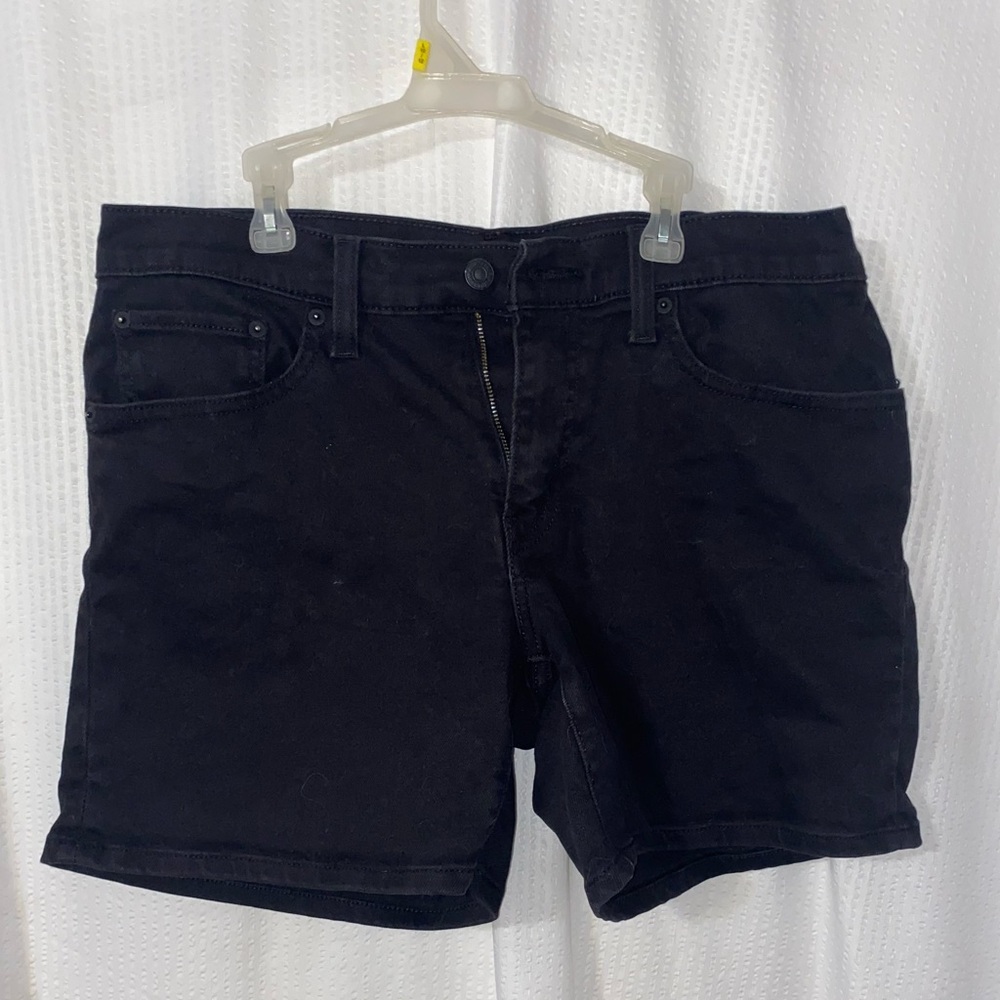 Levi's Black Jean Shorts for Women
